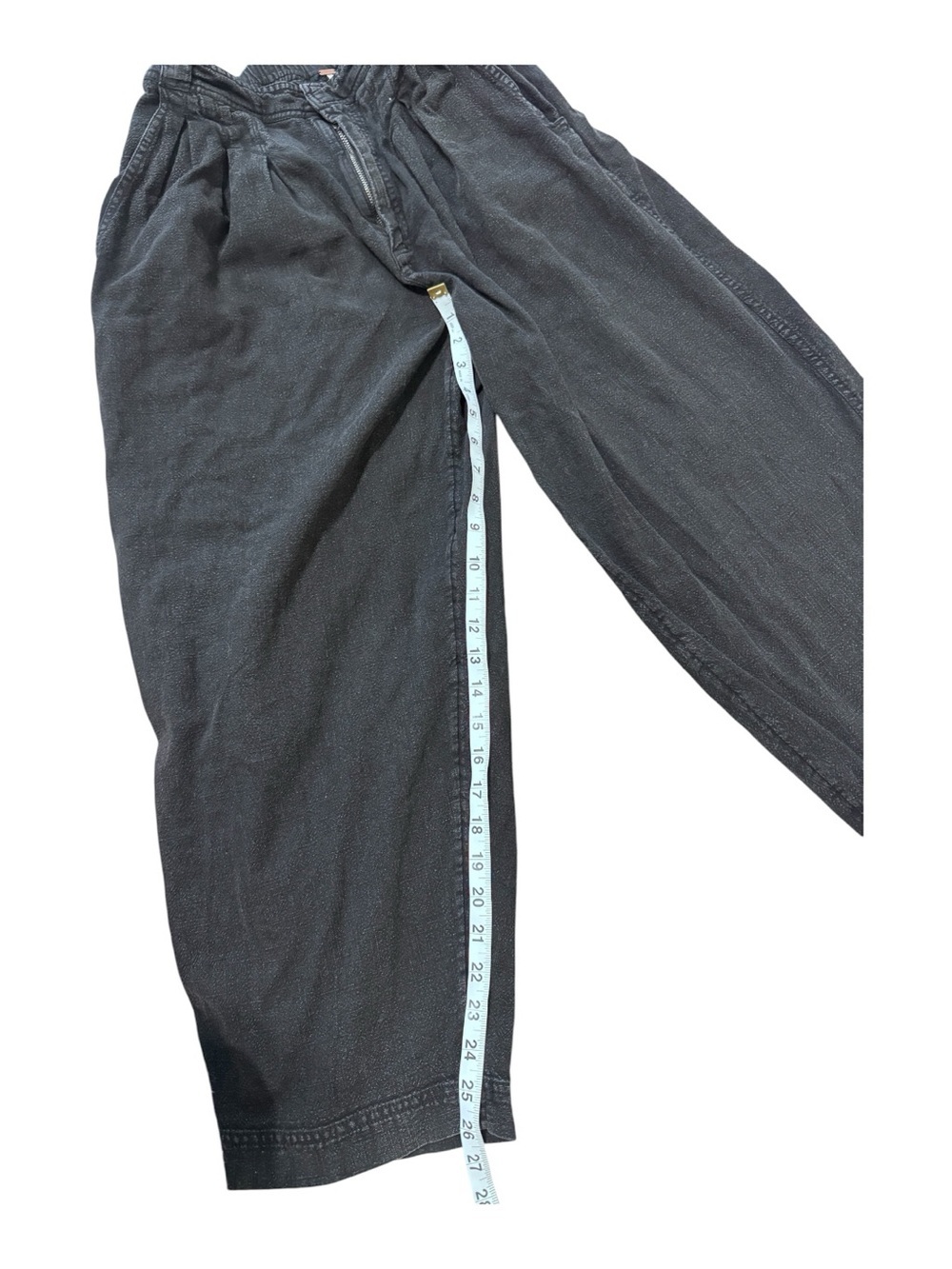 Free People Black Textured Knit Pants - Picture 3 of 8